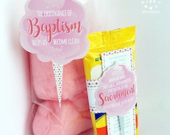 Baptism Talk Object Lesson: Cotton Candy Set for Girls