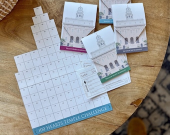 Temple Baptism 100 Hearts Challenge | Object Lesson on Temples and Family History for Youth | Come Follow Me