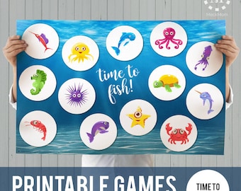 Printable Primary Games: Time to Fish