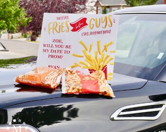 Fries Before Guys: Editable Dance Proposal Invitation Kit