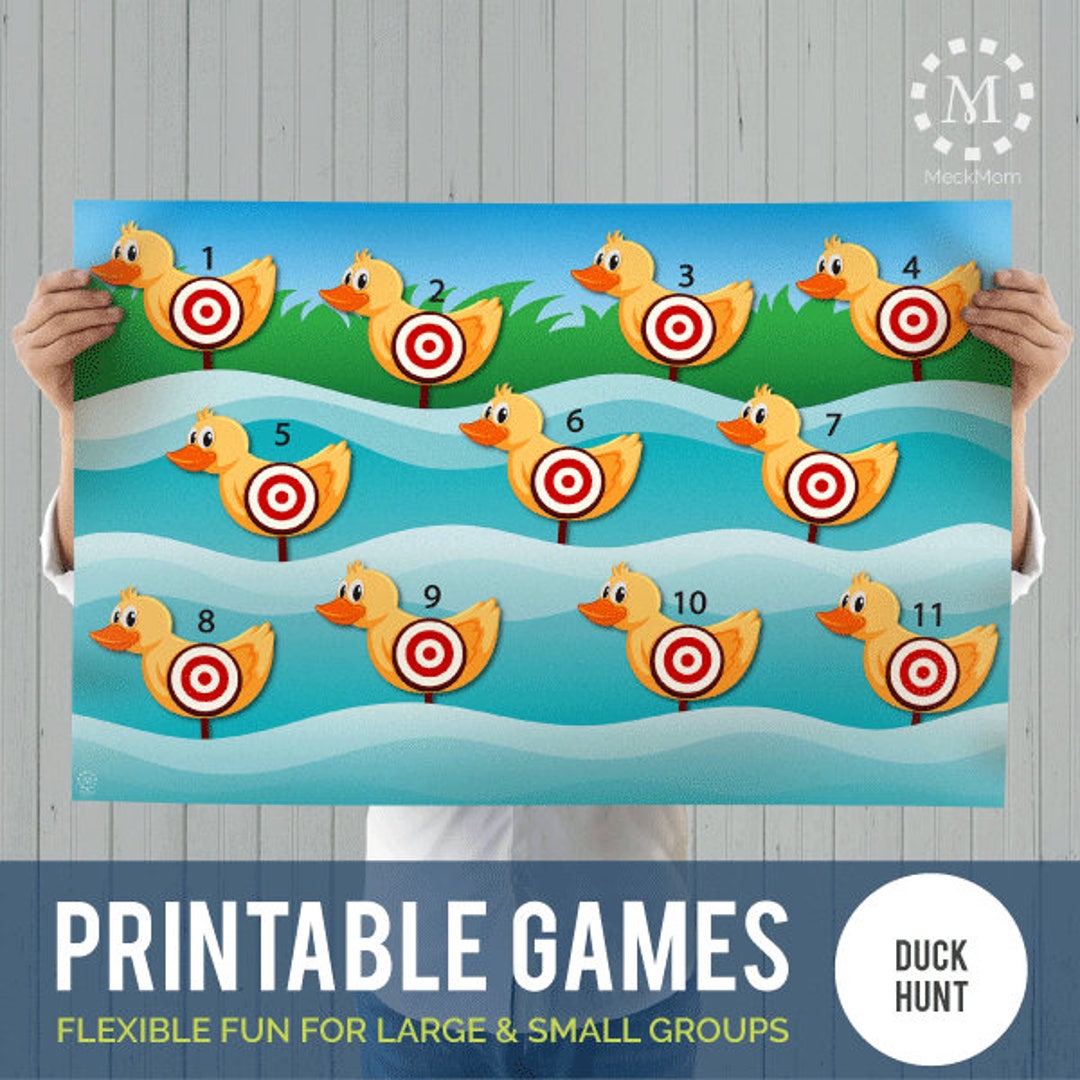 Printable Games Duck Hunt Target Shoot