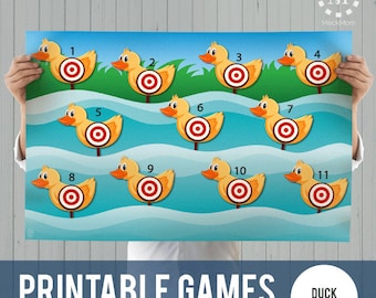 Printable Games: Duck Hunt Target Shoot