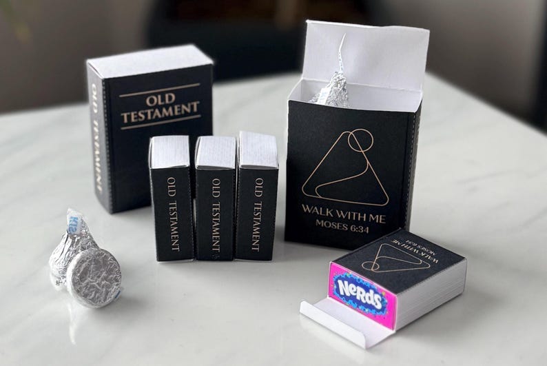 Old Testament Scripture Candy Boxes | 2026 Walk With Me LDS Youth Theme ...