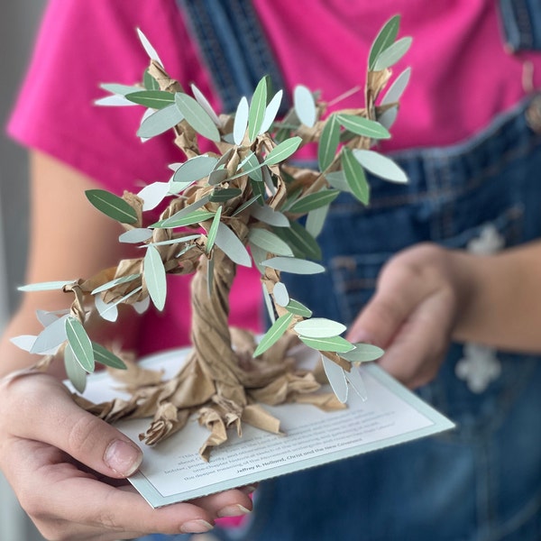 Alegoría de la artesanía del olivo / Lección práctica del Libro de Mormón Árbol de bolsas de papel / Comprender el amor de Dios por sus hijos / Ven, sígueme