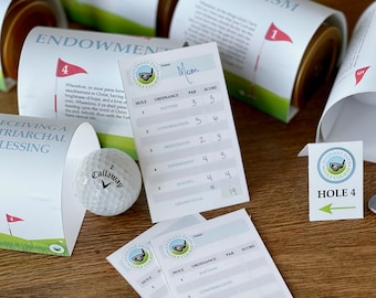 Juego de minigolf Covenant Path / Lección práctica / Actividad para jóvenes / Cinco ordenanzas de salvación / Ven, sígueme