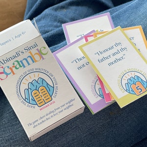 Juego de lucha del Sinaí de Abinadí / Lección objetiva del Libro de Mormón para aprender los Diez Mandamientos / Juego imprimible / Ven y sígueme
