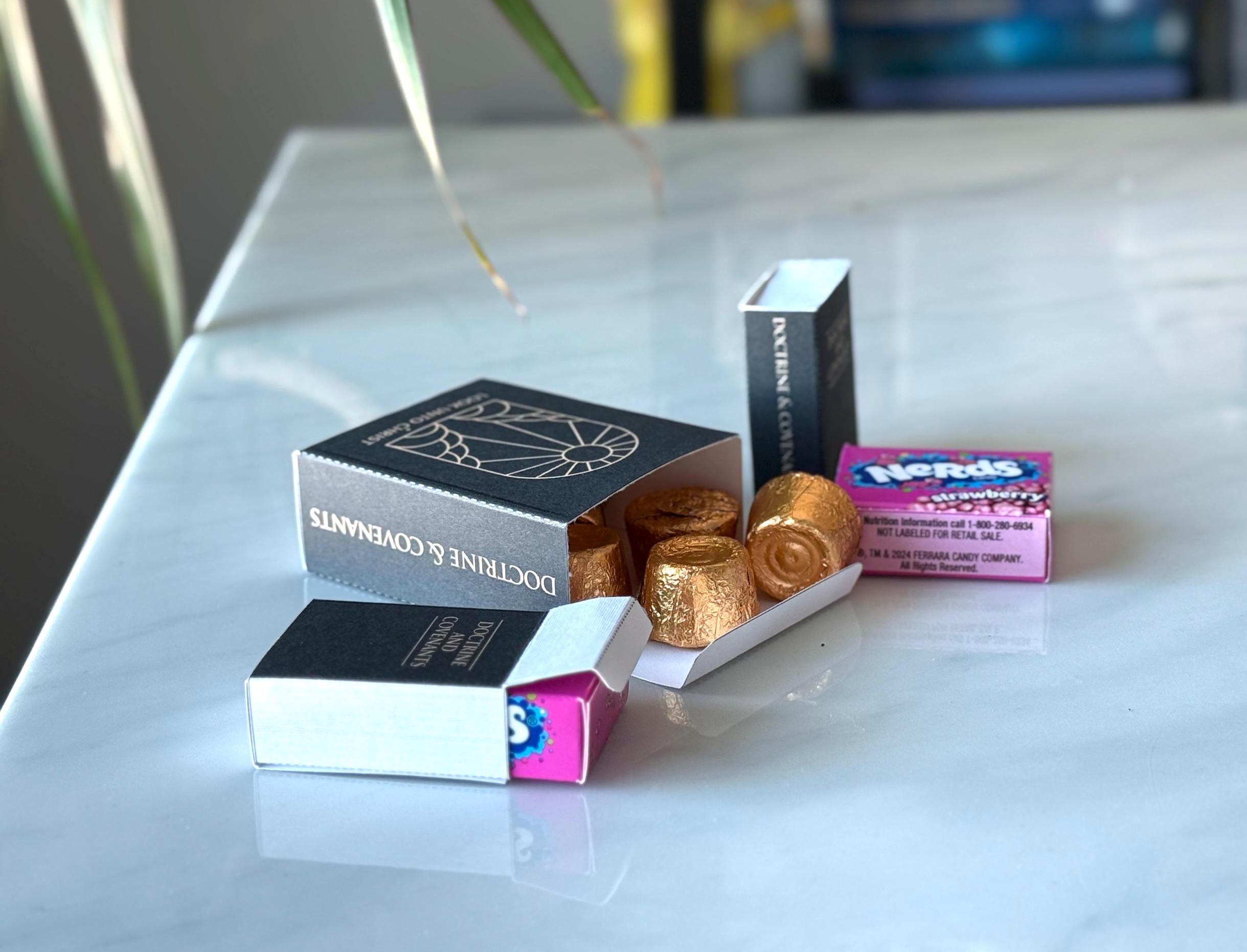 D&C Mini Scripture Candy Boxes | 2025 Look Unto Christ Theme for LDS ...