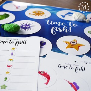 Printable Primary Games: Time to Fish - Etsy