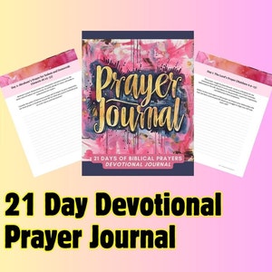 Digital Prayer Journal for Women, Girls Prayer Journal, Women&#39;s Prayer Journal, Christian Digital Products, Digital Marketing, Devotional