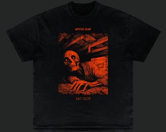 Attic Rat 140 Club Shirt | Gritty HVAC Skull Tee for Tin Knockers & Electricians | Blue Collar Summer Heat Workwear | Funny Tradesman Gift