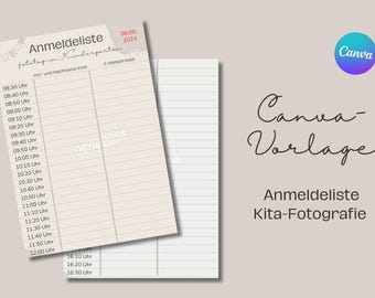 Fotograf, fotografia, fotografia w przedszkolu, lista rejestracyjna, szablon, próbka