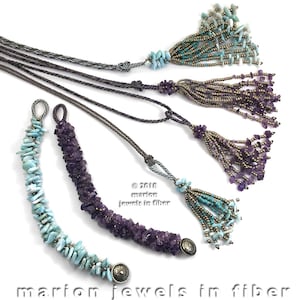 PDF Kumihimo Tutorial - Digital Download - Gemchip Bead and Kumihimo Braiding Instructions for Bracelet & Tassel | Bead Jewelry Pattern