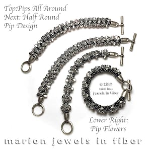 PDF Kumihimo Tutorial - Digital Download - PIP Bead Pattern and Kumihimo Braiding Instructions | Beading Pattern with Preciosa PIP Beads