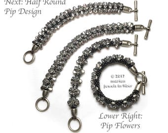 Tutoriel bracelet et collier Kumihimo - Motif de perles PIP (téléchargement numérique)