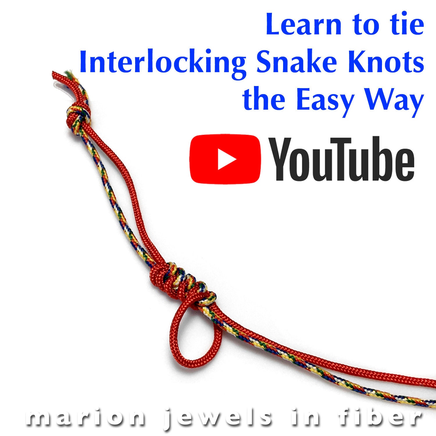 Tibetan Snake Knot Bracelet Tutorial Tibetan Knot Bracelet Easy and Fast Way Knotted Cord Bracelet Simple Cord Bracelet DIY Manual Etsy Australia