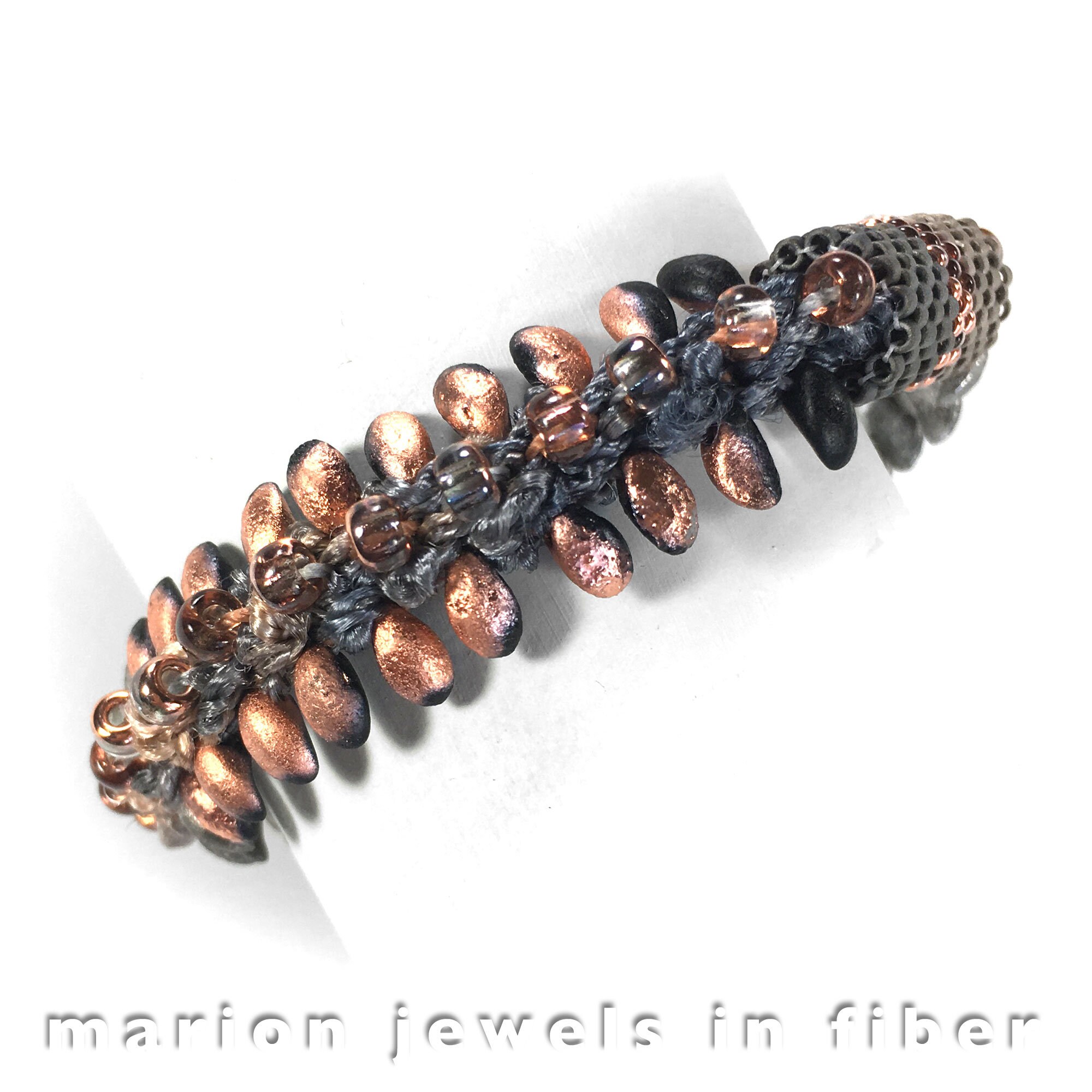 Ancient River Kumihimo Bracelet - Beaded Braided Bracelet With Bead ...