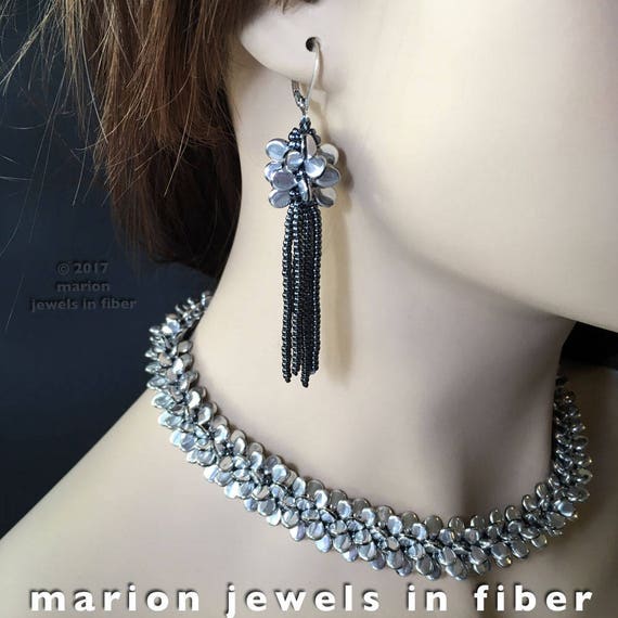 Kumihimo earrings discount