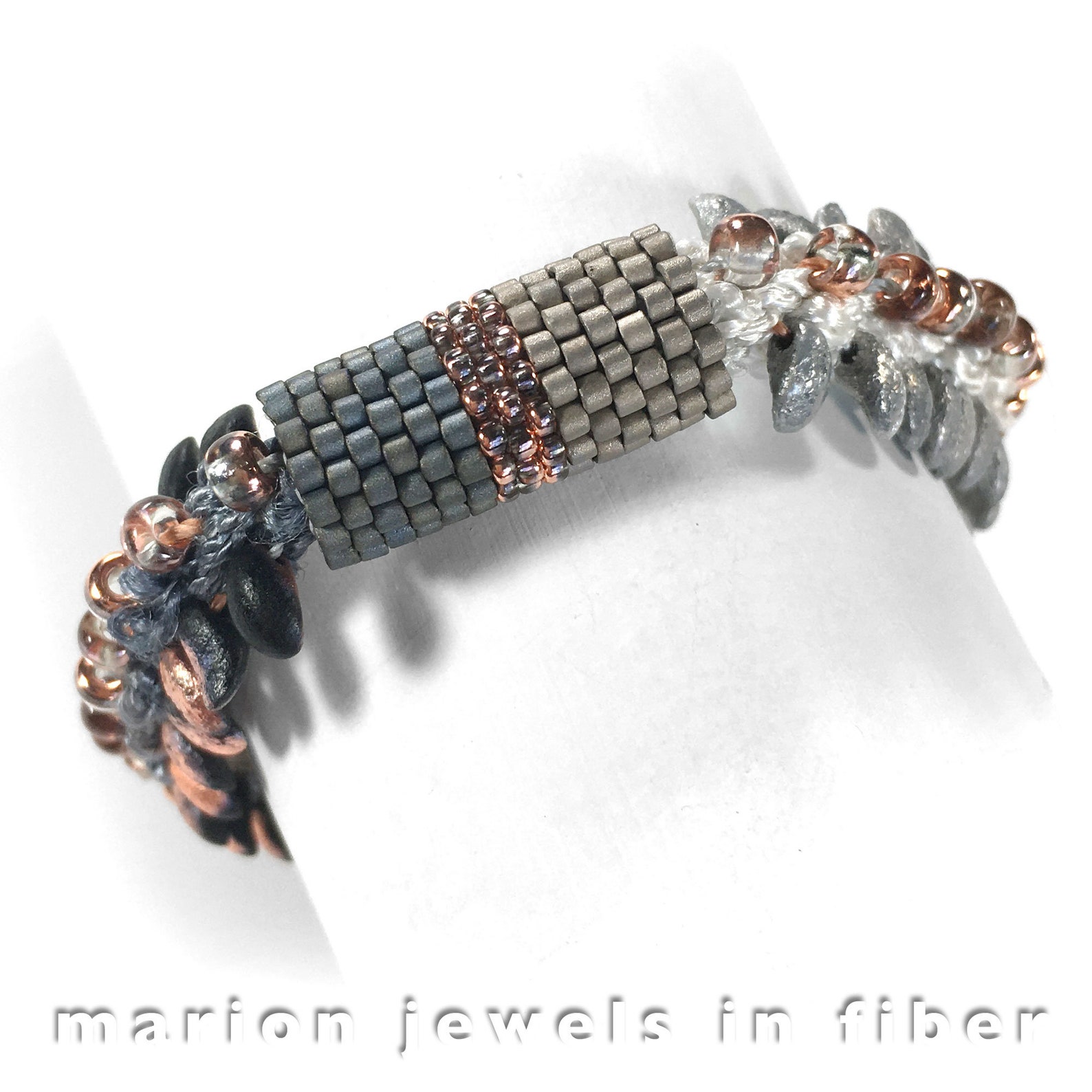 Ancient River Kumihimo Bracelet - Beaded Braided Bracelet With Bead ...