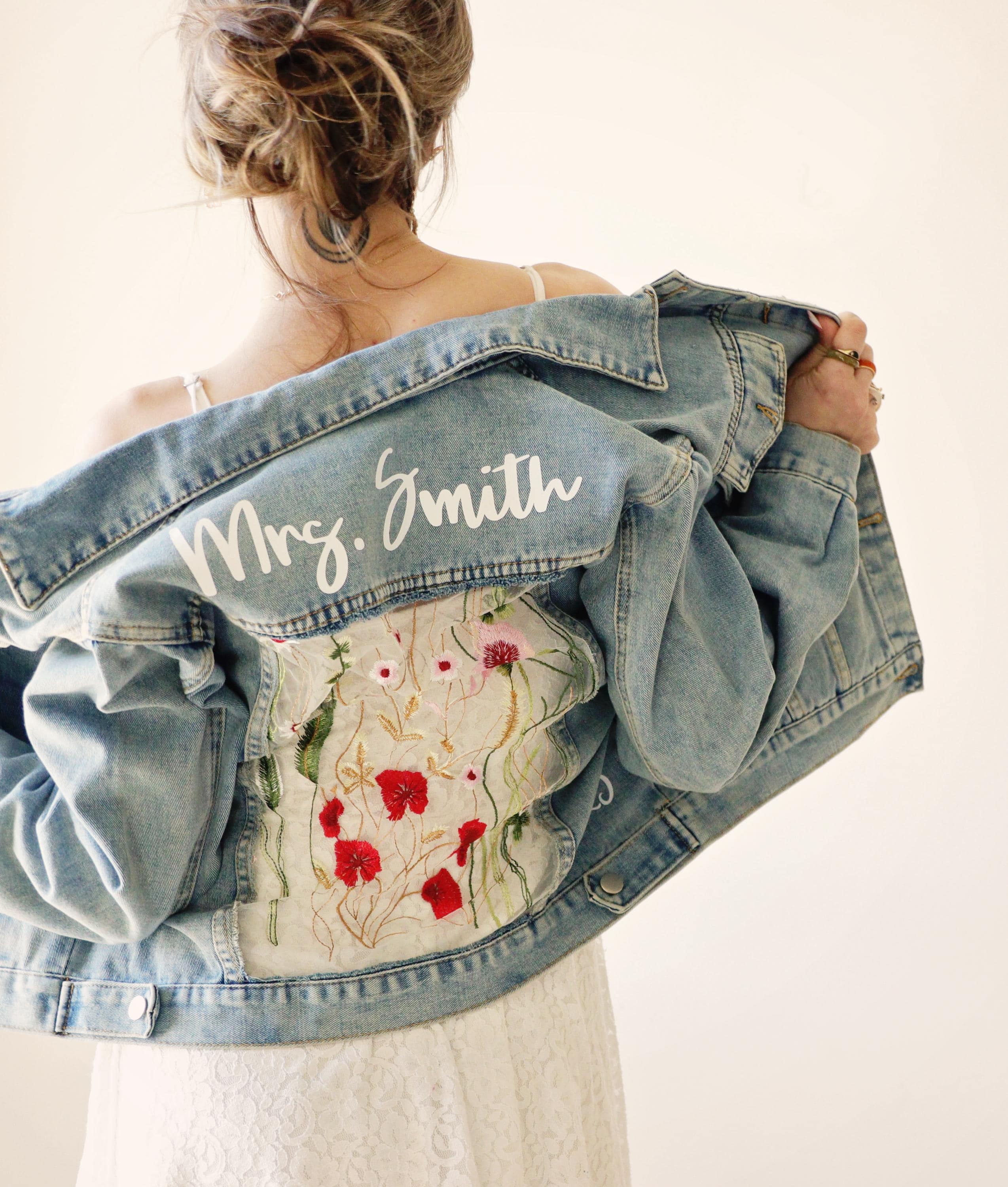 Cut Out Denim Jacket - Etsy