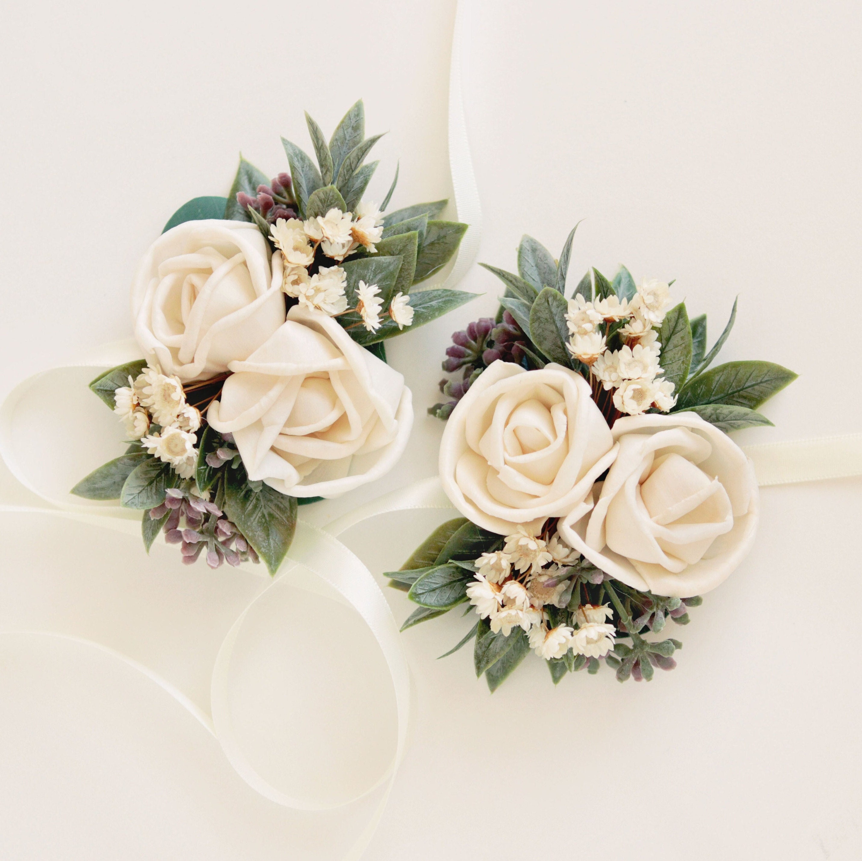 Wedding Flower Wrist Corsage Bracelet – Flowers By Bee