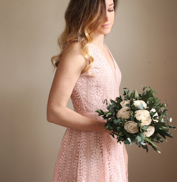 Eucalyptus Wedding Bouquet Boho Bridal Bouquet Preserved Etsy