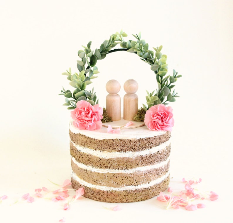 Cake Topper Holzfiguren