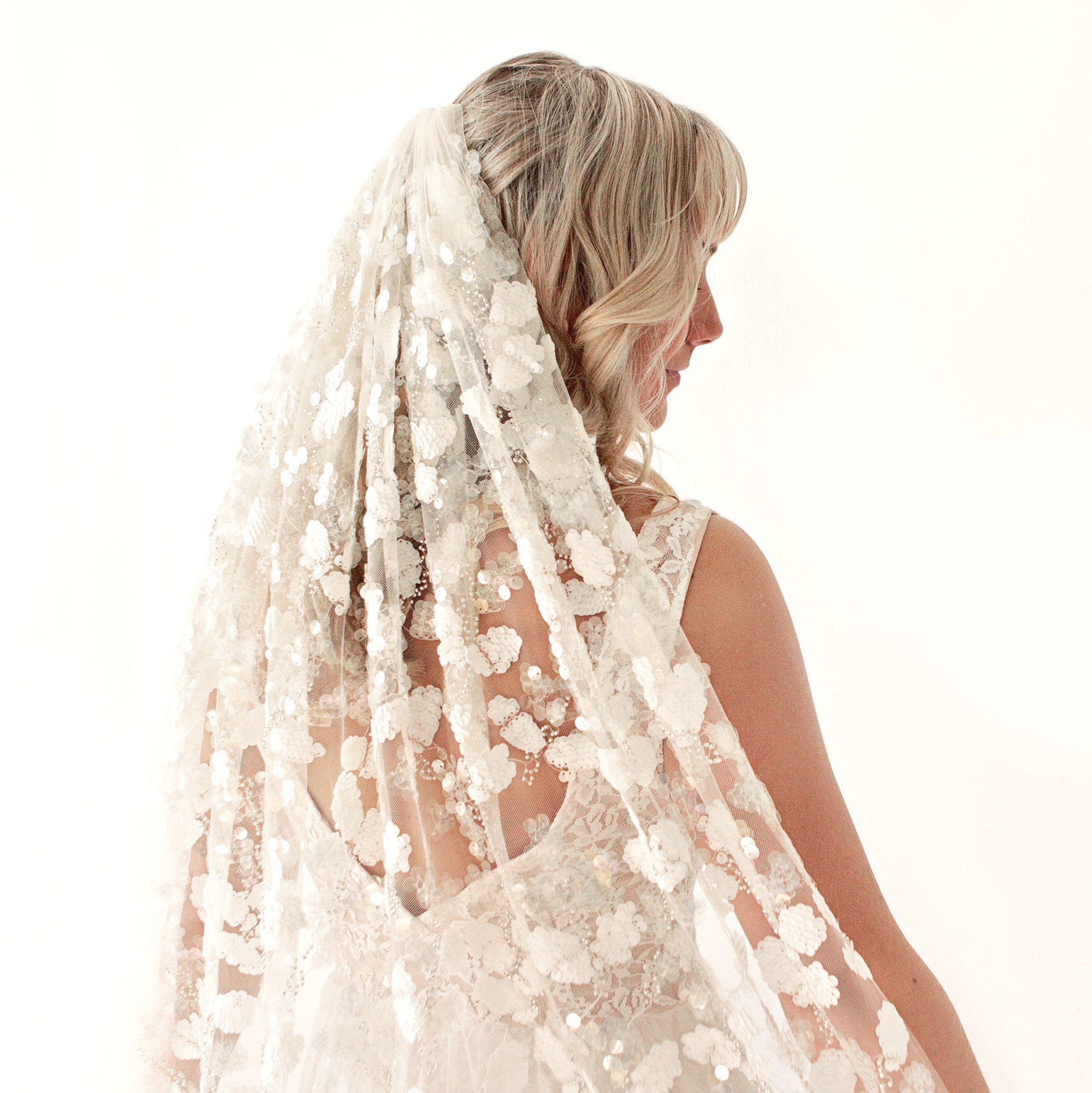 Sparkle Gold Veil - Etsy