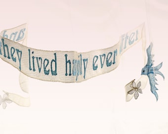 Happily Ever After tulle bridal veil: Cinderella wedding veil