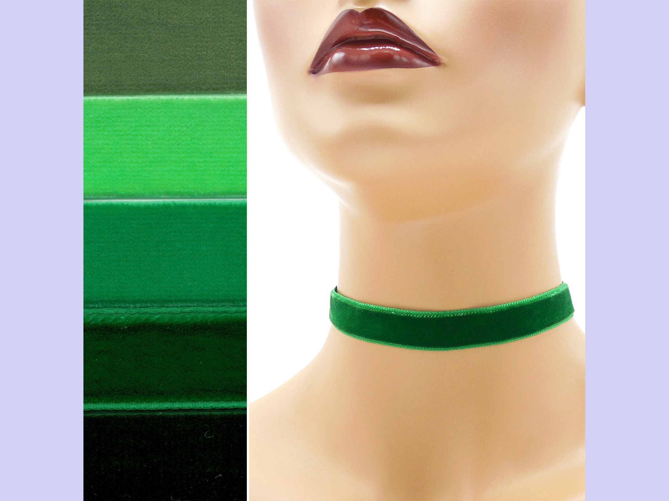 Lime 2024 green choker