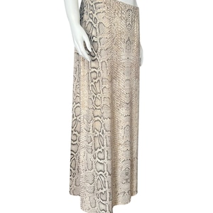 ROBERTO CAVALLI S/S 1998 Python Print Maxi Skirt (L)