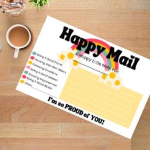 Groovy Teacher Happy Mail Back to School Positive Reinforcement First Day of School Happy Learners