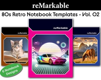 Notebook reMarkable 2 / Copertina personalizzata / Schermata di sospensione / Notebook digitale / modello reMarkable 1 e 2 / Copertina digitale / Download istantaneo