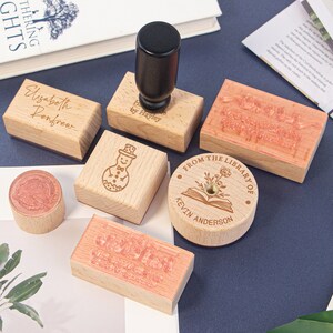 Aangepaste logostempel, gratis stempelkussen, bedrijfsstempel, rubberen stempel, gepersonaliseerde stempel, multi-size, elk logo kan worden aangepast