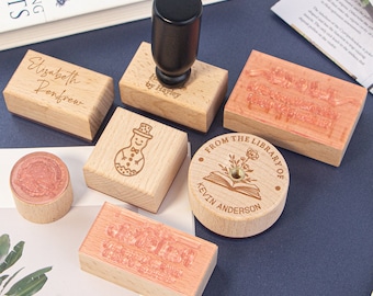 Custom logo stamp, Free ink pad, Business stamp, Rubber stamp, Personalized stamp, Multi-size, Any logo can be customised