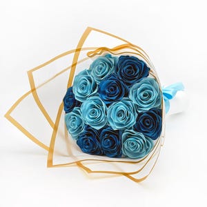 Handmade satin rose bouquet. Perfect for birthdays, anniversaries, Valentine&#39;s Day, Women&#39;s Day, Mother&#39;s Day, home decoration and gifts