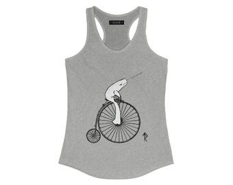 Narwhal on a Penny Farthing