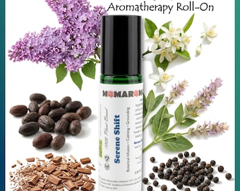 Serene Shift Lilac Infused Roll On • Grounding Essential Oil Blend • Neroli Sandalwood Roller Self-Care Gift