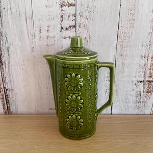 Vintage Mid Century Modern Ceramic Coffee Pot