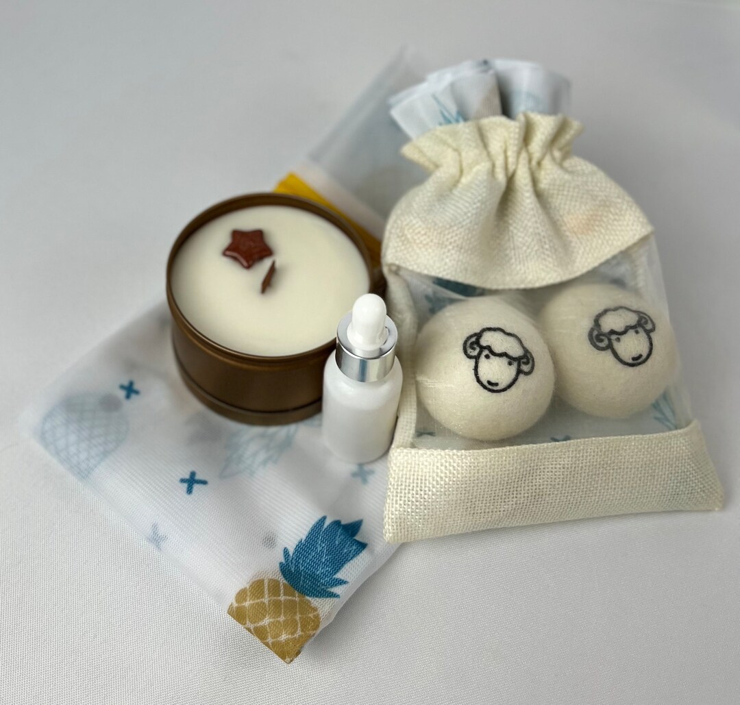 Laundry Dryer Ball Refresher Wool Dryer Ball Scents Lambs Etsy