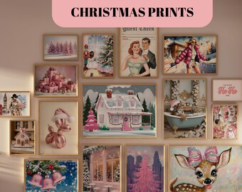 MEGA BUNDLE OF +150 Christmas Prints,Vintage Winter Print Bundle, Rustic Christmas Wall Art, Minimalist Xmas Prints,Christmas Gift Set
