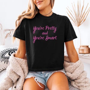The World Is Hard On Beautiful Things Cloud 9 Comfort Colors Country Crop Tee