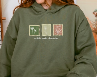 Dandelion Vintage Postage Stamps Western Country Concert Hoodie