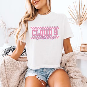 Cloud 9 Emo Cowgirl Comfort Colors Crop Shirt Beautiful Things Country Concert Outfit