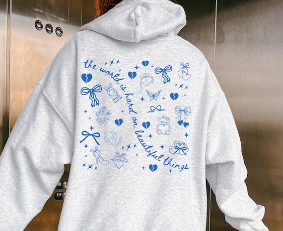 The World Is Hard On Beautiful Things Cloud 9 Emo Cowgirl Hoodie Country Concert Outfit