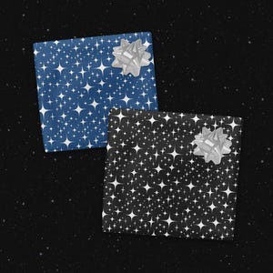 Starlit-cadeaupapier: geschenkverpakking Celestial Night Sky