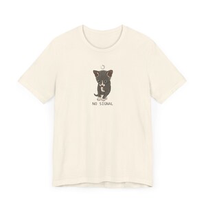No Signal Cat Unisex Jersey Short Sleeve Tee