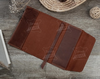 Custom leather book cover, Leather book holder, Leather book sleeve, Leather book carrier, Personalized book cover, Engraved book cover