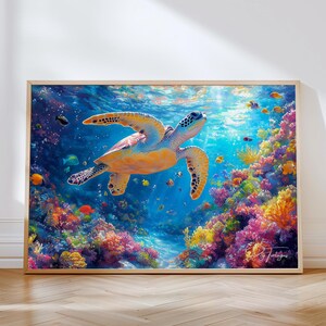 Stampa di viaggio orizzontale di Dry Tortugas - Poster incorniciato con illustrazioni da parete della Florida, decorazione per la casa e l'ufficio, idea regalo per il parco nazionale degli Stati Uniti