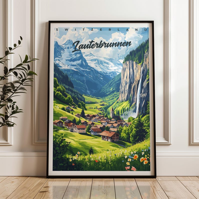 Poster of Lauterbrunnen, Switzerland