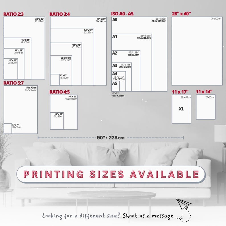 A wide range of sizes available